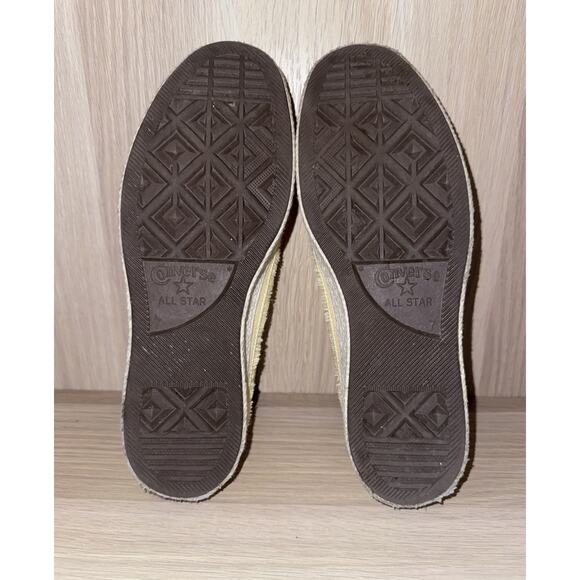 CONVERSE CHUCK TAYLOR ALL STAR ESPADRILLE (Yellow) Women’s Size 9 - Picture 11 of 11